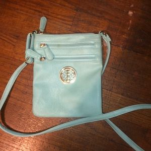 teal crossbody